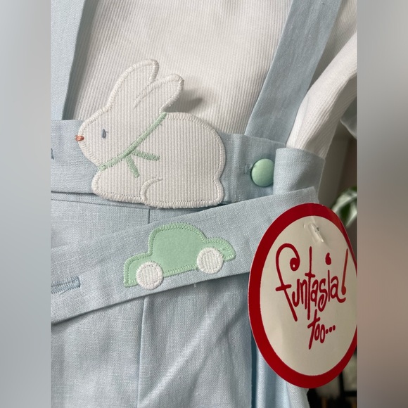 Funtasia too linen boy short-all’s | NWT | - Picture 4 of 9